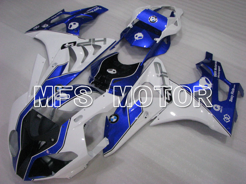 BMW S1000RR 2009-2014 Injection ABS Fairing - Factory Style - White Blue - MFS4155
